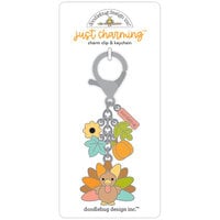 Doodlebug Design - Farmhouse Collection - Just Charming Clip And Key Chain - So Thankful