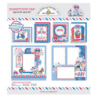 Doodlebug Design - Hometown USA Collection - Layout And Card Kit