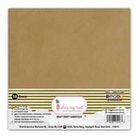 Dress My Craft - 12 x 12 Cardstock - Kraft - 10 Pack