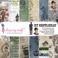 Dress My Craft - 6 x 6 Paper Pad - My Gentleman