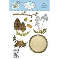 Elizabeth Craft Designs - Whispers Of Nature Collection - Dies - Mushrooms and Tree Stumps