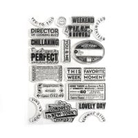 Elizabeth Craft Designs - La Dolce Vita Collection - Clear Photopolymer Stamps - Travels 2