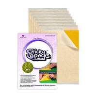 Ecstasy Crafts - Sticky Specks - A5 Micro Adhesive Sheets - 8 Pack