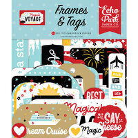 Echo Park - A Magical Voyage Collection - Ephemera - Frames And Tags