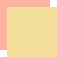 Echo Park - Baby On Board - Girl Collection - 12 x 12 Double Sided Paper - Yellow - Pink