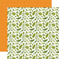 Echo Park - Dino-Mite Collection - 12 x 12 Double Sided Paper - Tropical Leaves