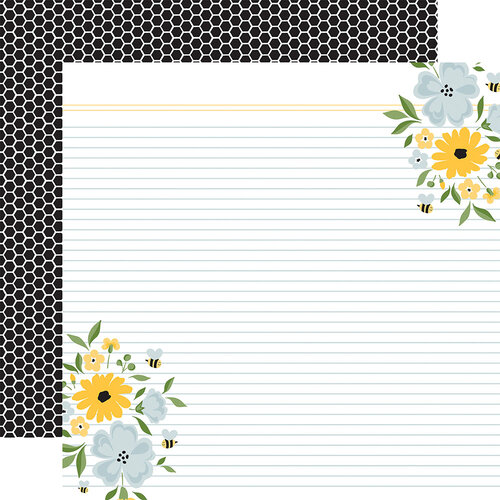 Echo Park - Happy As Can Bee Collection - 12 x 12 Double Sided Paper - Make A Note