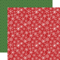 Echo Park - Have A Holly Jolly Christmas Collection - 12 x 12 Double Sided Paper - Jolly Snowflakes