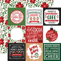 Echo Park - Have A Holly Jolly Christmas Collection - 12 x 12 Double Sided Paper - 4 x 4 Journaling Cards