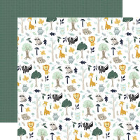 Echo Park - It's A Boy Collection - 12 x 12 Double Sided Paper - Woodland