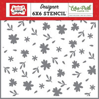 Echo Park - Little Ladybug Collection - 6 x 6 Stencils - Gorgeous Garden