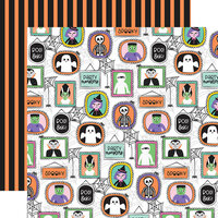 Echo Park - Monster Mash Collection - 12 x 12 Double Sided Paper - Party Monsters