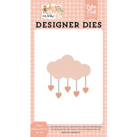 Echo Park - Our Baby Girl Collection - Designer Dies - Cloud Raining Hearts