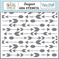 Echo Park - Our Baby Boy Collection - 6 x 6 Stencils - Arrows