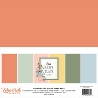 Echo Park - Our Happy Place Collection - 12 x 12 Paper Pack - Solids