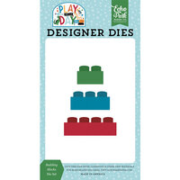 Echo Park - Play All Day Boy Collection - Designer Dies - Building Blocks