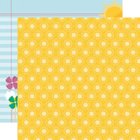 Echo Park - Sunny Days Ahead Collection - 12 x 12 Double Sided Paper - Shine On Sunshine