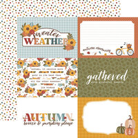 Echo Park - Sweater Weather Collection - 12 x 12 Double Sided Paper - 6 x 4 Journaling Cards