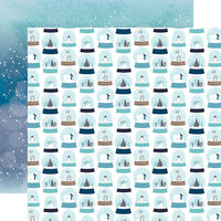 Echo Park - Winter Magic Collection - 12 x 12 Double Sided Paper - Let It Snow