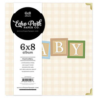 Echo Park - Winnie The Pooh Baby Collection - 6 x 8 Album - Baby Blocks Yellow