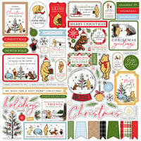 Echo Park - Winnie The Pooh Christmas Collection - 12 x 12 Cardstock Stickers - Elements