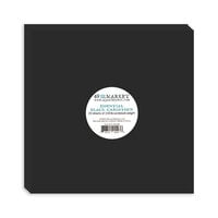 49 and Market - 12 x 12 Essential Cardstock - Black - 20 Pack