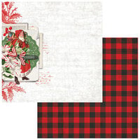 49 and Market - Evergreen Season Collection - 12 x 12 Double Sided Paper - Yuletide Abundance