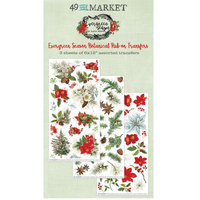 49 and Market - Evergreen Season Collection - Rub- On Transfers - Botanical