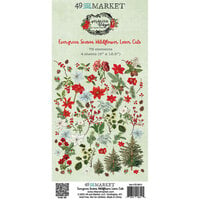 49 and Market - Evergreen Season Collection - Ephemera - Laser Cuts - Wildflowers