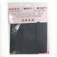 49 and Market - Foundations - 4 x 6 Envelope Folio Set - Black