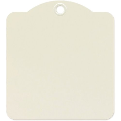 Graphic 45 - Staples Collection - Square Die Cut Tags - Ivory