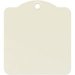 Graphic 45 - Staples Collection - Square Die Cut Tags - Ivory