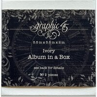 Graphic 45 - Staples Collection - Album in a Box - Ivory