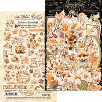 Graphic 45 - Autumn Greeting Collection - Ephemera