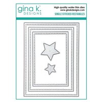 Gina K Designs - Dies - Single Stitched Rectangles