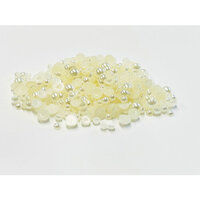 Gina K Designs - Embellishments - Pearl Mix - Soft White