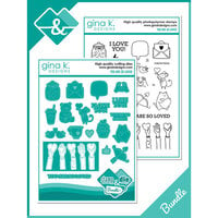 Gina K Designs - Die And Clear Photopolymer Stamp Set - You Are So Loved