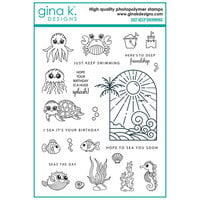 Gina K Designs - Clear Photopolymer Stamps - Just Keep Swimming