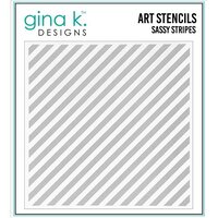 Gina K Designs - Stencils - Sassy Stripes