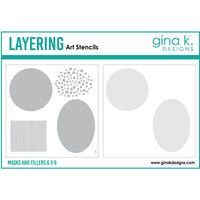 Gina K Designs - Layering Stencils - Masks And Fillers