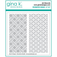 Gina K Designs - Stencils - Decorative Double