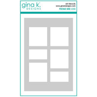 Gina K Designs - Stencils - Postage Grid