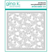 Gina K Designs - Stencils - Butterfly Garden