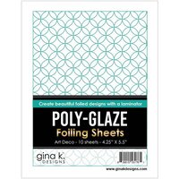 Gina K Designs - Poly-Glaze Foiling Sheets - Art Deco