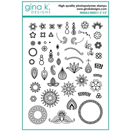 Gina K Designs - Clear Photopolymer Stamps - Mandala Maker 2