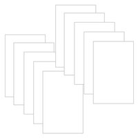 Gina K Designs - Cardstock Panels - Heavy Weight - Short Cut 8.5 x 5.5 - White