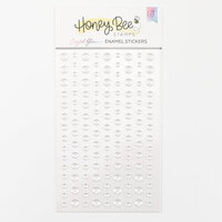 Honey Bee Stamps - Happy Hearts Collection - Enamel Stickers - Crystal Glimmer