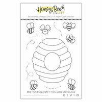 Honey Bee Stamps - Clear Photopolymer Stamps - Bee Hive