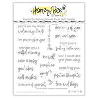 Honey Bee Stamps - Modern Spring Collection - Clear Photopolymer Stamps - Get Well Soon