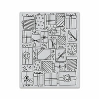 Hero Arts - Clings - Repositionable Rubber Stamps - Presents Background